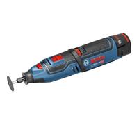 Bosch Meuleuse droite GRO 12V-35 – 2 batteries 12V 2,0 Ah, chargeur, coffret (06019C5001)