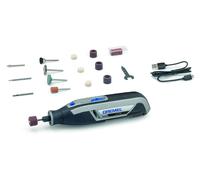 Dremel Outil rotatif sans-fil Lite 7760-15 — Batterie 3,6V 2Ah, 15 accessoires, USB, 8k-25k tr/min