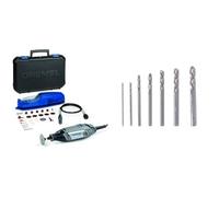 Outil Rotatif Multifonction Dremel 3000-130W avec 1 Adaptation 25 Accessoires & 628 Lot de 7 Forets de Perçage pour Percer dans le Bois et les Métaux non ferreux de 0,8 à 3,2mm
