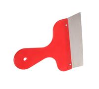 Outil Rouge de Lissage de Papier Peint en Acier Inoxydable | Poignée Ergonomique, Coupe Précise et Usage Polyvalent, pour Projets Artisanaux et Rénovation Intérieure