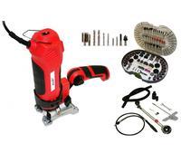 OUTIL SCIE TWIST SAW MULTIFONCTIONS 550W + KIT DE 287 ACCESSOIRES