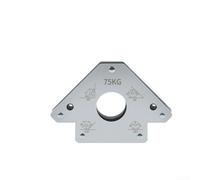Outil Soudure Aimant Puissant Résine Étanche 25KG | Fixation multi-angles 45°, 90°, 135°, pour idéal pour soudures précises, acier galvanisé durable(75KG)