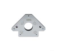 Outil Soudure Aimant Puissant Résine Étanche 25KG | Fixation multi-angles 45°, 90°, 135°, pour idéal pour soudures précises, acier galvanisé durable(50KG)