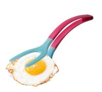 Outil Spatule à Œufs,Pince Cuisson 2 en 1 - Manche Ergonomique pour Petit-Déjeuner Poisson Toast Omelette Pancake