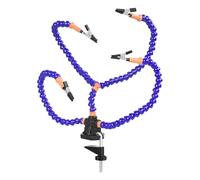 Outil troisième main - d'étau à vis d'établi intégré, stabilisateur électronique à configuration à 4 bras, base d'articulation miniature, support gabarit métallique multi-positions | Pinc