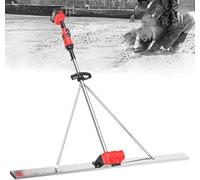 Outil Vibrant Pour Béton Kit Vibrant Pour Chape En Béton électrique Règle De Nivellement De Surface Structure Fixe Triangulaire 1.5m 1 battery