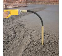 Outil vibrant pour béton portatif 800 W, vibrateur pour béton, vibration du ciment 4500 tr/min pour la construction de tunnels, ponts, routes Jaune
