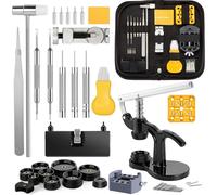 outillage horloger outillage horloger set d'outils de réparation de montre sac Watch Tools sac en nylon set d'outils de montre avec ouvreur de boîtier 88PCS