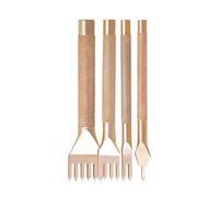 Outils d ' artisanat du cuir 1 + 2 + 4 + 6 outils de poinçonnage à dents, poinçons de trous de ciseau de couture, bricolage artisanat du cuir, coupe-verre 4 pièces