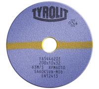 Outils d'affûtage TYROLIT pour automates d'affûtage de scie DxTxH 150x6x32 Pour scies circulaires et scies à ruban et scies alternatives stellitées, Forme : 1C, Art. 946904 x10 morceau