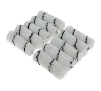 Outils de corail Corail 41400 facile Coater Peinture Mini Roller Coque avec une pochette en microfibre Tissu 10,2 cm Pack Lot de 10 pièces - Blanc (10 pièces)