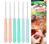 Outils de décoration de cookies, aiguille à mélanger le sucre, outils de glaçage de biscuits pour la pâtisserie, multicolore (couleur D)