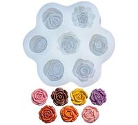 Outils de décoration en forme de fleur | Moules à bougies en forme de fleurs pour le savon, la résine, la coulée de bougies et les projets de mariage