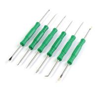 Outils de détail de circuits imprimés, ensemble d ' assistance à la | Grattoir à brosse à poinçon à fourche à crochet à Double extrémité pour le guidage du fil, le Placement des pièces,
