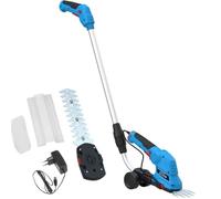 Güde - Cisaille à gazon et arbustes sans fil 7,2 V GPS 7.2V-1.5 F, 1 batterie Li-Ion 1,5 Ah, chargeur 95507