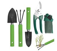 Outils De Jardin À Main Kit Portable Sécateur Pelle Râteau En Acier