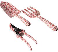 Outils de jardinage en cadeau LILLY, mini-pelle, mini-fourche à fleurs, mini-cisaille, set de 3 pièces