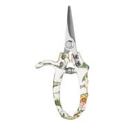 Outils de jardinage sécateur acier inoxydable 18,3 x 6cm ressort haute résistance poignée antidérapante fermeture à verrouillage