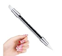 Outils de - Pinceau en silicone pour | Pinceau d'art pour ongles en gel, pinceau de peinture en silicone pour ongles, outil de conception d'ongles, double pointe stylo à ongles à