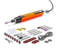 Outils de rotation sans fil 6 vitesses de meulage rechargeable et | Outils à main avec lampe pour la fabrication de bijoux, rénovation de modèles, réparation électronique,