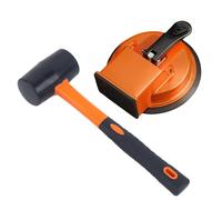 Outils de Sol Stratifié - Acier au Carbone + Caoutchouc 28x8.5cm | Entretoise de Sol au Sol | Réparateur de Raclette de Sol en Bois - Pour Rénovation de Carreaux de Bois Dur
