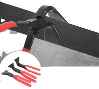 Outils de soudage manuels, acier de haute qualité, longueur totale 30 cm, environ 0,7 kg, pince universelle à mâchoires droites, multifonctionnelle pour plier et lisser la tôle