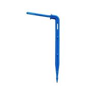 Outils de système d'arrosage de jardinage 50 Pcs Flèche Dripper for 3/5 mm Tuyau Agriculture Système d'irrigation goutte à goutte en plastique bleu d'arrosage de démarrage Tuyau goutteur Ligne