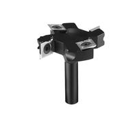 Outils de tour, machine de tour, tige de 12,7 mm, mèche de surface pour spoilboard 2/3/4 cannelures, insert de rabot en carbure de tungstène, fraise aplatissante (8 x 38,1 x 62 x 4 T)