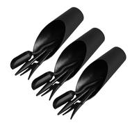 Outils de Transplantation Mini pour Bonsaï, Plastique Noir, Lot de Set | Pelle à Terreau, Outil de Repiquage, Perforateur et Fourche, pour Plantes en Pot, Rebords de Fenêtre et Balcons