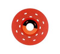 Outils de travail du bois - Disque de meulage et de coupe pour meuleuse d'angle - Fonction en acier tungstène - Texture pour une performance robuste en extérieur et en atelier - Qmv432 (orange, 10 cm)