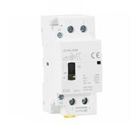 Outils électriques GYHC 2P 40A 63A 2NO Ou 2NC Contacteur Ca Modulaire Domestique Sur Rail DIN AC220V 230V Commande Manuelle 1 Pièces(2P 63A 2NC 220V)