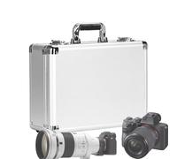 Outils en d'aluminium - Trousse de petite capacité avec poignée, protection intérieure en éponge, 25,5 x 16,5 x 9,5 cm | Utilisations idéales pour ranger des outils de précision, au