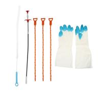 Outils Flexibles pour Déboucher Évier et Siphon de Réutilisables | Acier et ABS, Retrait des Cheveux, Entretien des Conduits Cuisine, Solution sans Produits Chimiques Agressifs