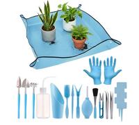 Outils Manuels de Jardinage Mini Accessoire Sol Pour Jardiniers | Kit De Jardinage Complet pour Rempotage, Mélange de Terreau, Creusage, Taille, Arrosage et Entretien