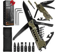 Outils multifonctions et gadgets pour hommes : accessoires de camping 17 en 1