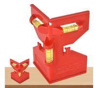Outils niveler - Niveau de charpentier pliant avec 3 flacons, outil de détecteur d'angle | Tuyau, clôture, outil de mise à niveau des signes pour la construction, l'alignement de l'étiquette, les proj