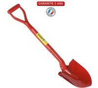 Outils Perrin Pelle de bord avec manche poignée YD - 21 cm - Rouge Rouge G