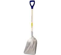 Pelle Rendement Aluminium Emmanché Bois Poignée PP 75, 39cm x 34cm