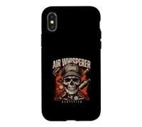 Outils Skull certifiés Air Whisperer HVAC Coque pour iPhone X/XS