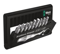 Wera Bit-Check 10 Zyklop Mini BiTorsion 1 05057418001 Jeu dembouts 10 pièces cruciforme Phillips, vis Pozidriv, TORX® intérieur, 6 pans intérieurs BiTorsion