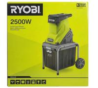 OUTLET Ryobi Broyeur 2500W avec sac & poussoir - puissant pour jardin