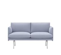 Outline 2-Places Highback Sofa Black Base Muuto - 5713222212513