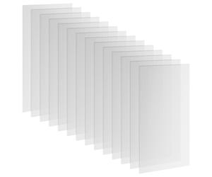 Outsunny 14 panneau alvéolaire double en polycarbonate 4 mm, résistant aux UV, personnalisable, transparent, dim. d'un panneau 121L x 61l cm