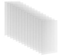 Outsunny 14 panneau alvéolaire double en polycarbonate 4 mm, résistant aux UV, personnalisable, transparent, dim. d'un panneau 121L x 61l cm