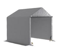 Outsunny Abri de Jardin 2 x 2 x 2 m abri vélo extérieur avec Cadre en Acier galvanisé, imperméable et résistant aux UV, Tente de Stockage pour vélo, Moto, Outils - Gris