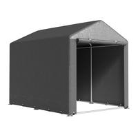 Outsunny Abri de jardin tente de stockage portable abri de vélo garage pour extérieur avec cadre en acier galvanisé grande porte