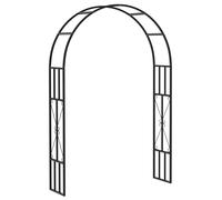 Outsunny Arche de jardin en acier arceau à rosiers pour plantes grimpantes pour décoration de cérémonie150 x 40 x 223 cm noir
