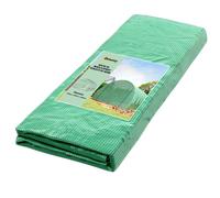 Outsunny Bâche de rechange serre tunnel 18 m² 6x3x2 m PE anti‑UV 12 fenêtres porte zippée vert
