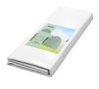 Outsunny Bâche de serre tunnel de 18 m² 6x3x2m PE anti-UV 12 fenêtres porte enroulable zippée blanc