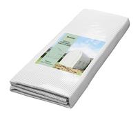Outsunny Bâche de Rechange Serre Tunnel 6 m², bâche 3 x 2 x 2 m PE Anti-UV imperméable 6 fenêtres + Porte Enroulable zippée Blanc